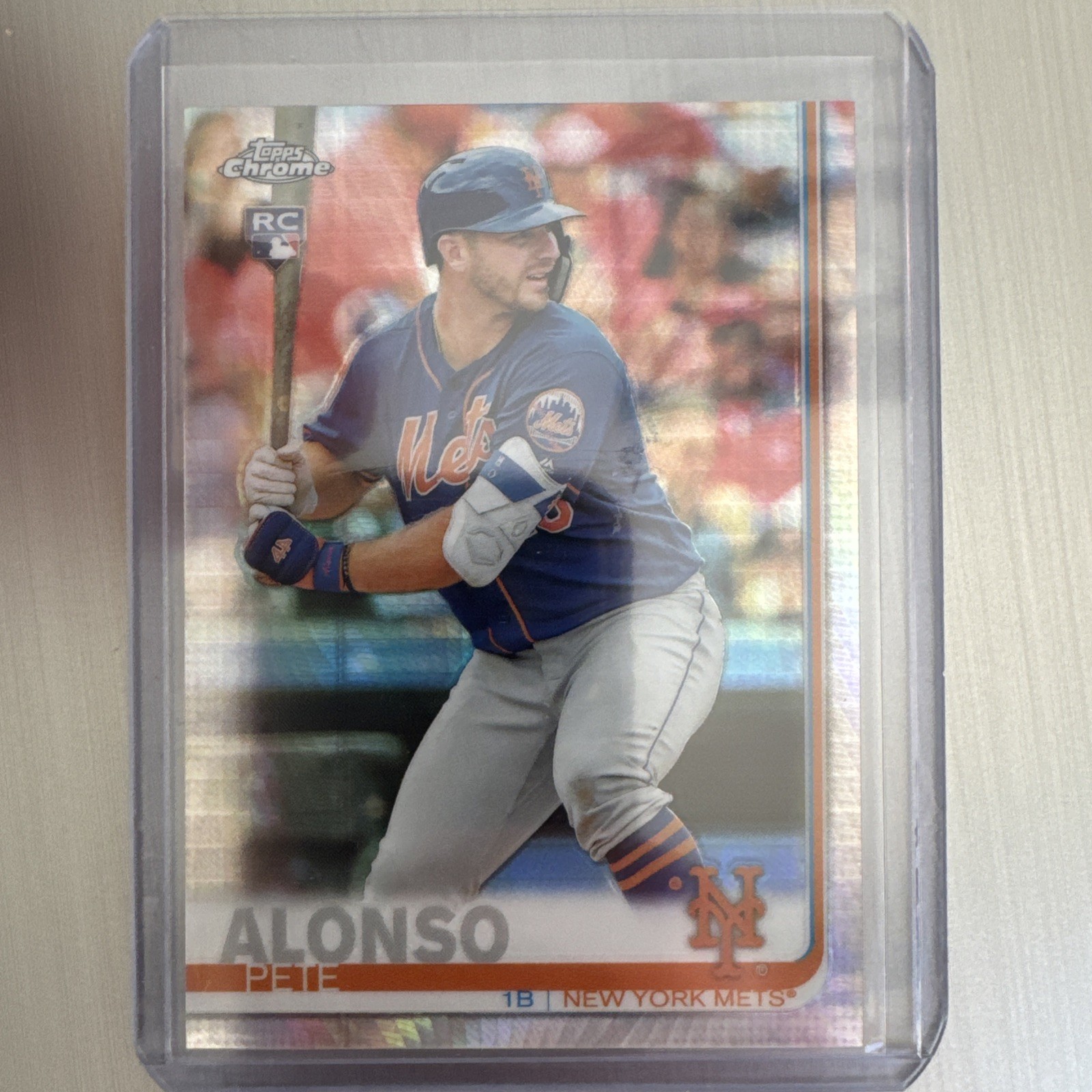 2019 Topps Chrome - Pete Alonso #204 Prism Refractor (RC)