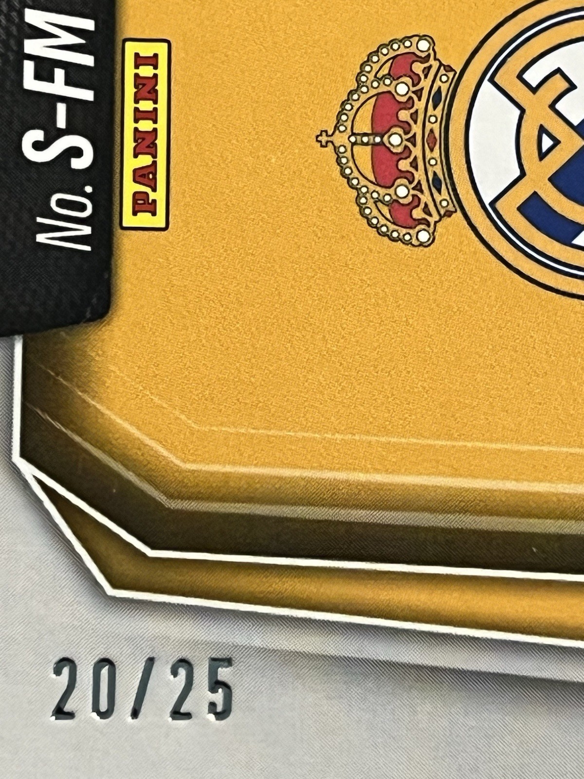 2025-26 Panini Prizm FIFA - Fernando Morientes AUTO ORANGE #/25 Real Madrid RARE view 3