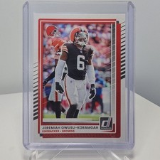2025 Panini Donruss Jeremiah Owusu-Koramoah #115 Cleveland Browns NFL Football