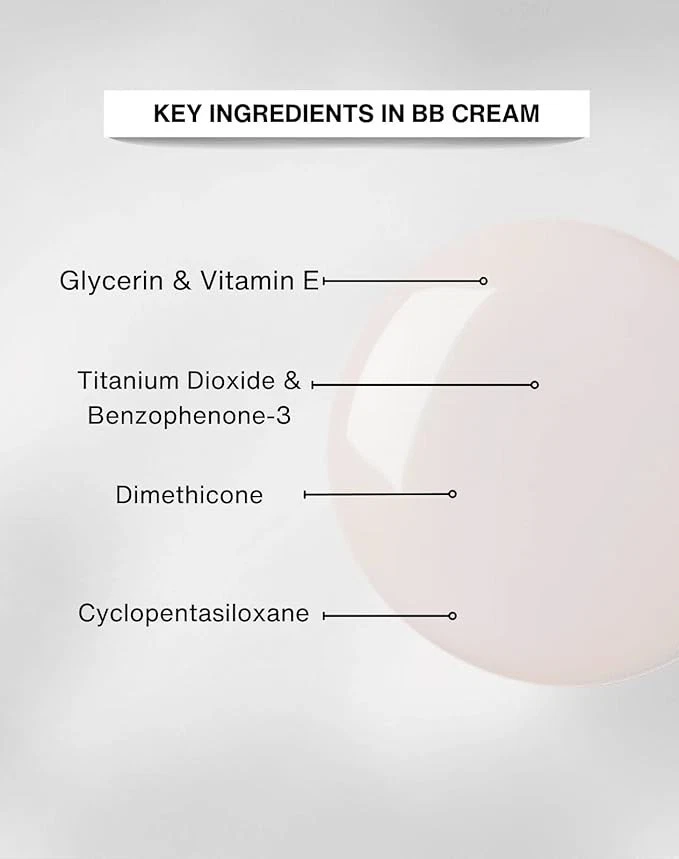 Gleuhr BB Cream | for Flawless Skin, 50ml | Hydrating Beauty Balm with SPF 15 | - Image 2 of 4