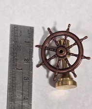 Ship Model Fittings Parts 8 spoke 30mm Bronze...