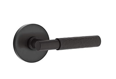 Emtek Select Passage, Disk Rosette, T-Bar Stem, Hammered Handle US19 LH