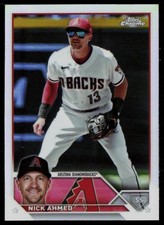 NICK AHMED 2023 TOPPS CHROME UPDATE REFRACTORS ARIZONA DIAMONDBACKS #USC29