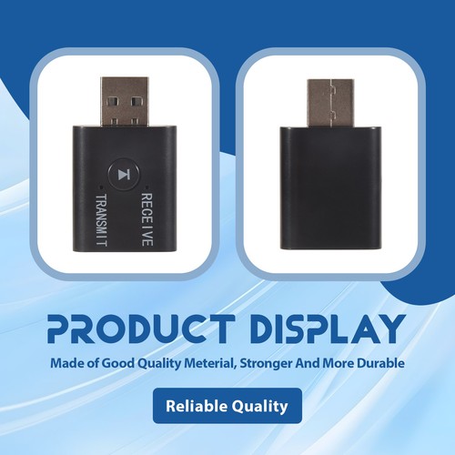 2-In-1 USB Bluetooth Audio Sender Sender Adapter HiFi Drahtlos Audio Adapte7698 - Bild 6 von 7