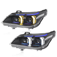 For BMW 5Series E60 520 523 525 2003-10  Front Lamps Upgrade LED Tusk Headlights