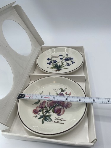 Villeroy & Boch Ceramic Botanica Floral Trinket Plates Set of (4) w/ Boxes - Picture 21 of 22