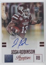2015 Panini Prestige Rookie Extra Points Red Signatures Josh Robinson Auto h3a