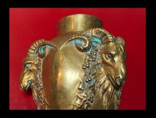 Bronze-Vase | ca. 1900 | Louis Chalon | signiert