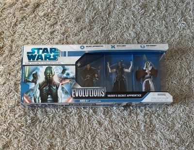 Star Wars The legacy Collection Evolutions Vader's Secret Apprentice Set Sealed