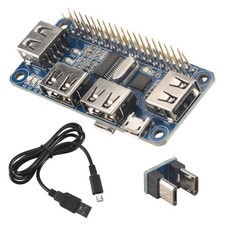 Usb Hub Hat mit 4 Anschluss für 3/2 / Zero W Erweiterungs Karte USB zu Uar5017