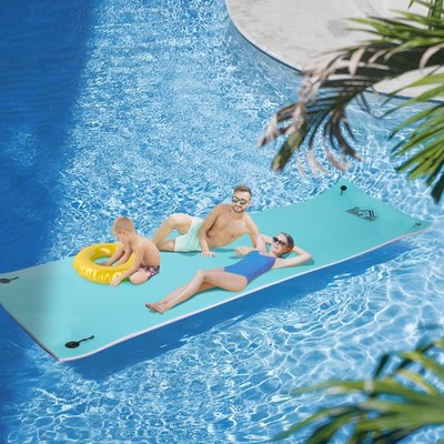 Floating Water Pad Swim Mat 3-Layer Swimming Foam Raft