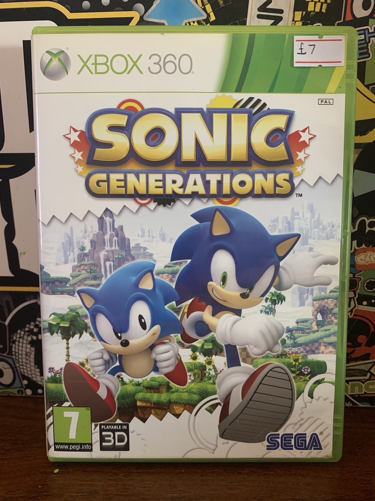 Sonic Generations Microsoft Xbox 360 2011 Video Game Complete With Manual PAL UK