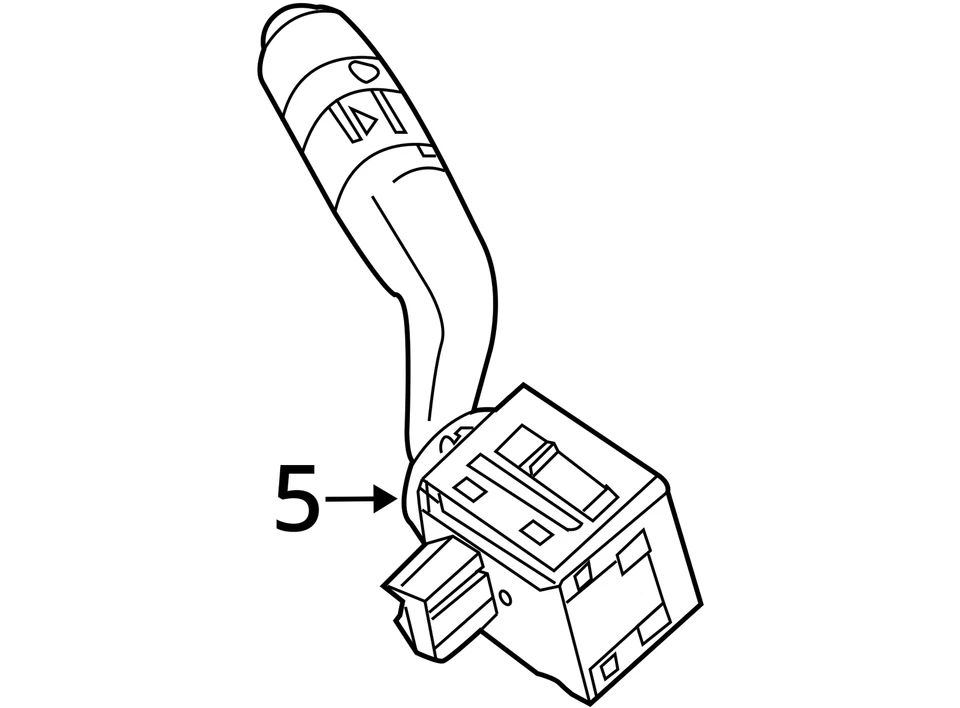 Interruptor de control limpiaparabrisas OEM JAGUAR F-TYPE X152 2014-2022 8W8317A553BB Foto 4 de 4