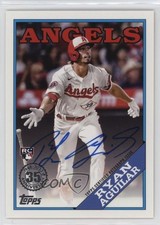 2023 Topps Series 2 1988 Topps Baseball Auto Ryan Aguilar #88BA-RA Auto 1m49