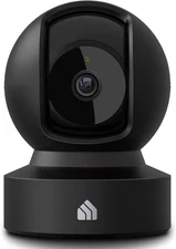 Kasa Indoor Pan/Tilt Smart Security Camera, 1080p HD Dog-Camera, 2.4GHz Black