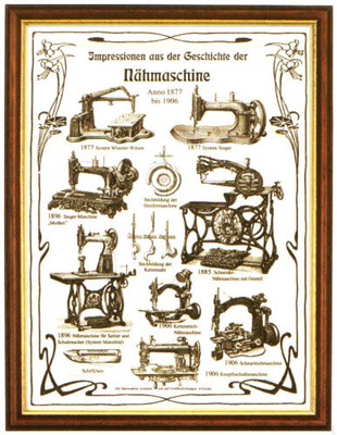 Plakat: Geschichte Der Nähmaschinen, Nähmaschine, Nähen | Ebay