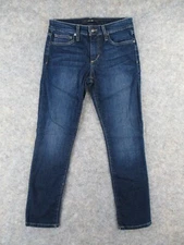 Joes Jeans Womens 27 Blue Denim MAVEN Taper Whiskered Dark Wash 27x27