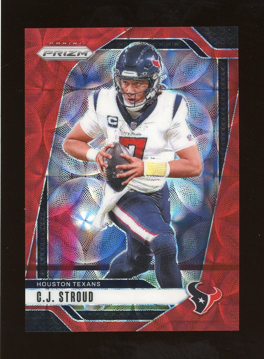 2024 Panini Red Choice Prizm FOTL #111 CJ Stroud Texans RC Rookie 16/20