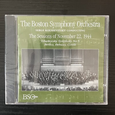 Boston Symphony, Sessions of Nov 22, 1944 - Koussevitzky (CD,1996, BSO Classica)