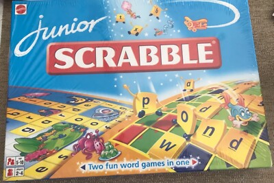 Mattel Junior Scrabble 2004 NEW wrapped