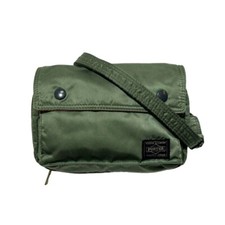 YOSHIDA PORTER Tanker wallet shoulder bag Khaki Pouch Used Japan Free Shipping