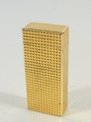 Briquet VINCI FLAMINAIRE à gaz FDB 23 plaqué OR 23 carats vintage collection - Photo 4/11