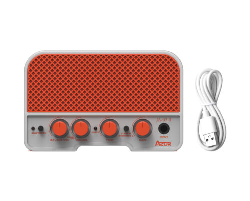 AZOR Combo 5W Bluetooth Rechargeable Mini Guitar Amps Electric Guitar Amplifier