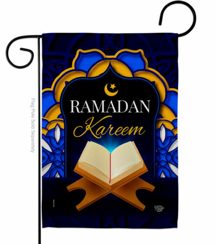 Happy Ramadan Garden Flag Religious Decorative Small Gift Yard House Banner - Picture 2 of 17