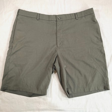 Walter Hagen Essentials Shorts Mens 42 Gray Lightweight Stretch Golf Casual