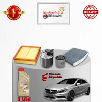 Wartungsset 4 Filter Und ÖL Mercedes Klasse A 160 D W176 66KW Ab 2012