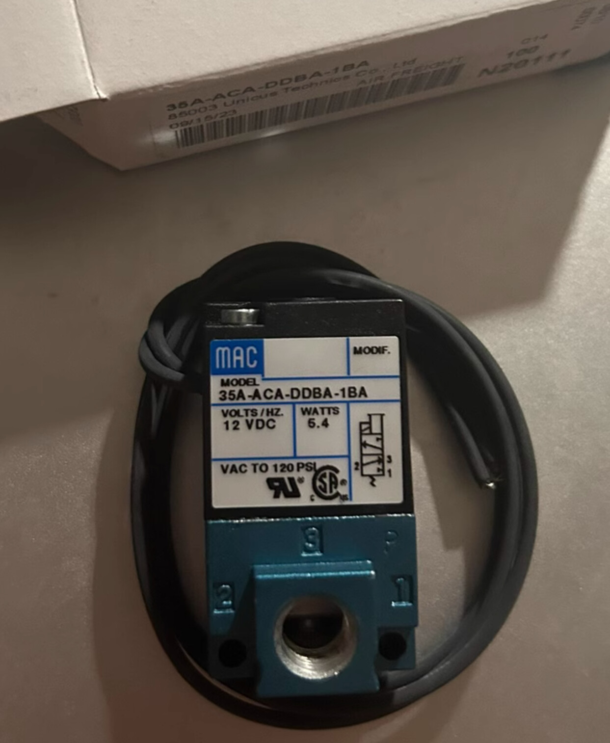 MAC 35A-ACA-DDBA-1BA 1PC New 35AACADDBA1BA Solenoid Valve Free Shipping