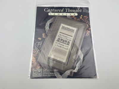 the needle s work captured thought sampler cross stitch pattern Band Sampler
