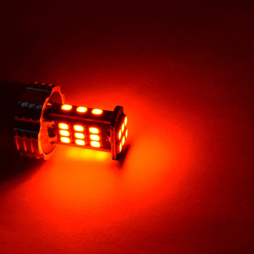 Luces traseras de freno Allá Lighting 3157 3020 30 LED, rojo vivo, 2 piezas Foto 2 de 4