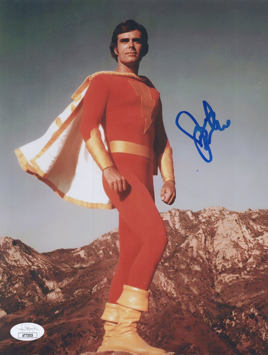 JACKSON BOSTWICK Signed SHAZAM! 8x10 Photo Captain Marvel