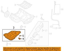 HYUNDAI OEM 23-25 Palisade EngineTransaxle Engine Parts-Lower Oil Pan 215103LFB0