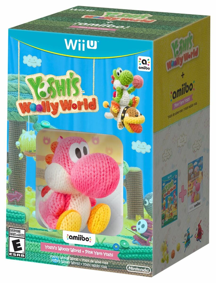 Wii U Yoshi's Woolly World Limited Collectors Edition Pink Wii U Yoshi's Woolly World Limited Collectors Edition Pink