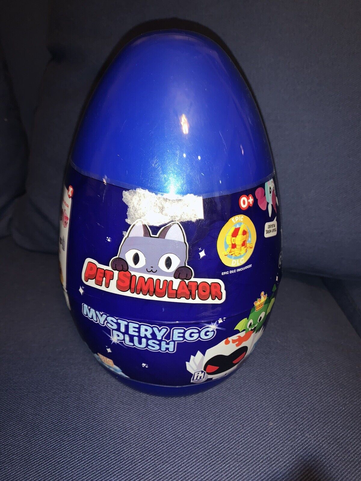 Pet Simulator X Blue 6 Inch Mystery Egg with Plush & DLC Code NEW! sealed!  2023