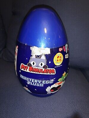 Pet Simulator X Blue 6 Inch Mystery Egg with Plush & DLC Code NEW