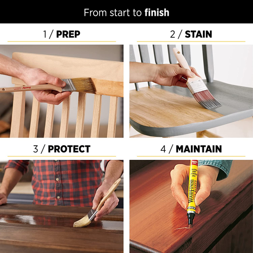 Qt 60900 Clear Wipe-On Poly Oil-Based Polyurethane Finish, Warm Gloss - Picture 2 of 12