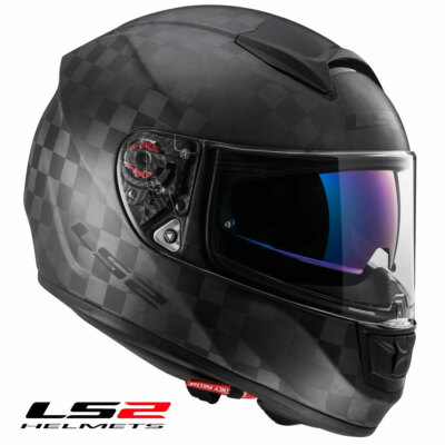 LS2 HELM FF397 VECTOR CARBON MATT CARBON