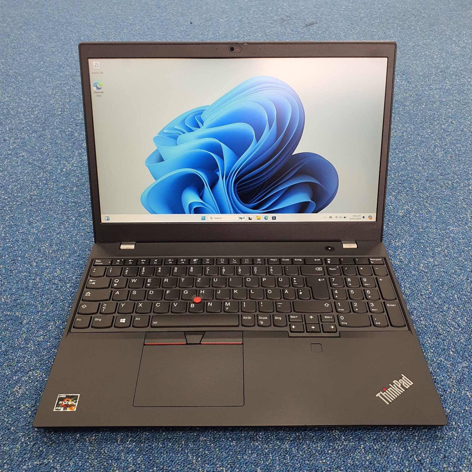 Lenovo ThinkPad L15 BIOS Lock deutsche Tastatur AMD Ryzen 7 PRO 16GB RAM 512GB SSD
