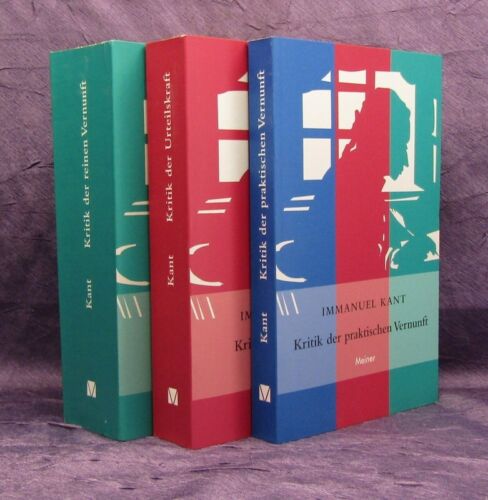 Brandt, Klemme Immanuel Kant 3 Bde. 2003 Kritik der Vernunft,Urteilskraft... js - Bild 2 von 9