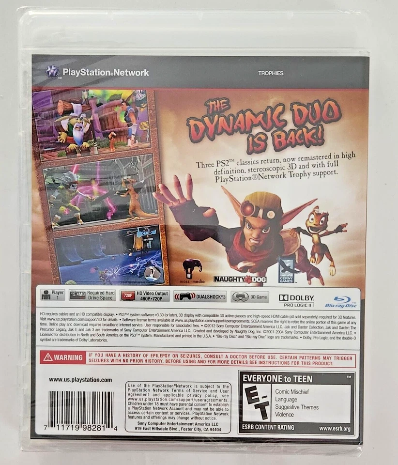Jak and Daxter Collection PS3 Brand New Game [2012 Platform] - Image 3 of 3