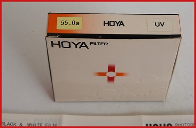 Hoya UV (O) 55mm Lens Filter in Case NEW FREE SHIPPING