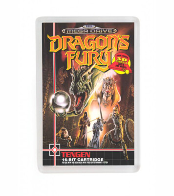 Jeu Sega Megadrive Dragon's Fury - Version Originale Authentique, état Correct, Jeu Rétro