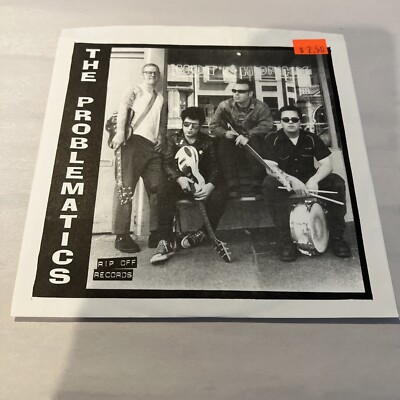 The Problematics, 7  Vinyl, Bad Habits, Single Sided, 1996, Garage, Lo-fi, Punk