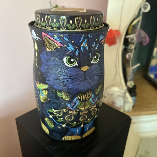 Monty Bojangles Cat Tin. Midnight Prince. Blue. VGC. Empty. - Picture 3 of 5