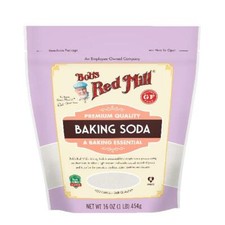 Bob Red Mills Premium Baking Soda 16 Oz Sodium Bicarbonate Gluten Free NON GMO