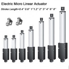 12V Electric Micro Linear Actuator Mounting Brackets Stroke Length 10mm-200mm
