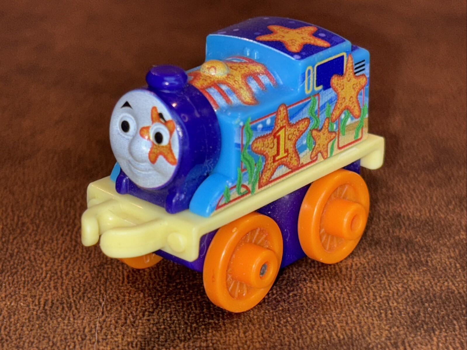 ‘14 Thomas The Train TrackMaster Sm Push Along DieCast PVC Train #K14D SF-Thomas